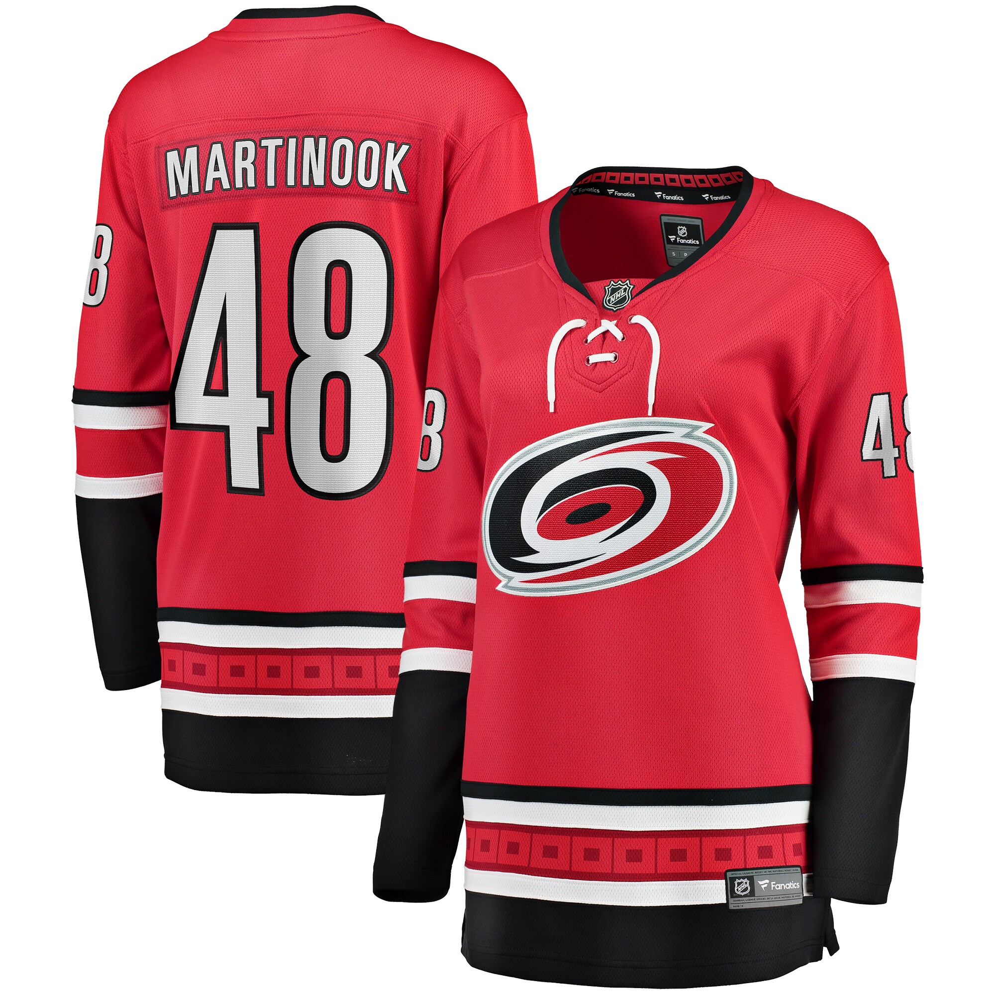 Jordan Martinook Carolina Hurricanes Fanatics Women&rsquo;s Alternate Breakaway   Jersey &ndash; Red mysite