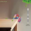 (US Local)Flower Parrot  Diamond Painting Door Corner Sign DIY Door Frame Decor