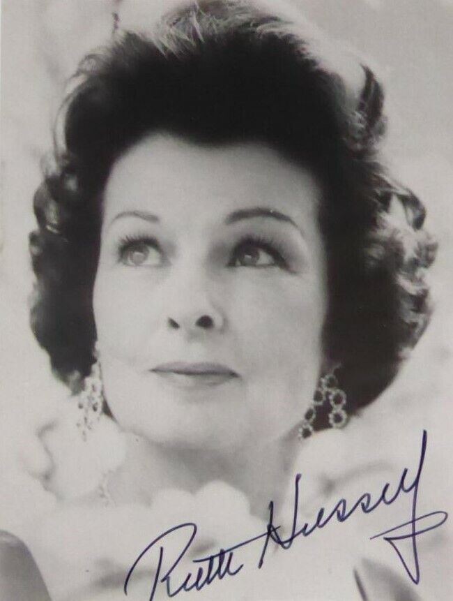 RUTH HUSSEY Signed Photo Poster paintinggraph - American Film Actress - Preprint