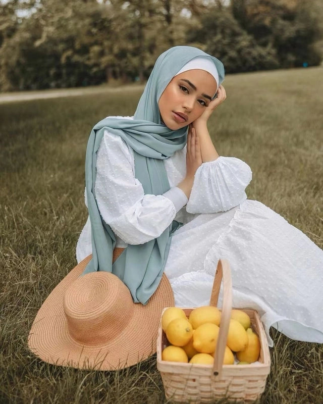 Unisex Basic Minimalist Solid Color Polyester Kerchief