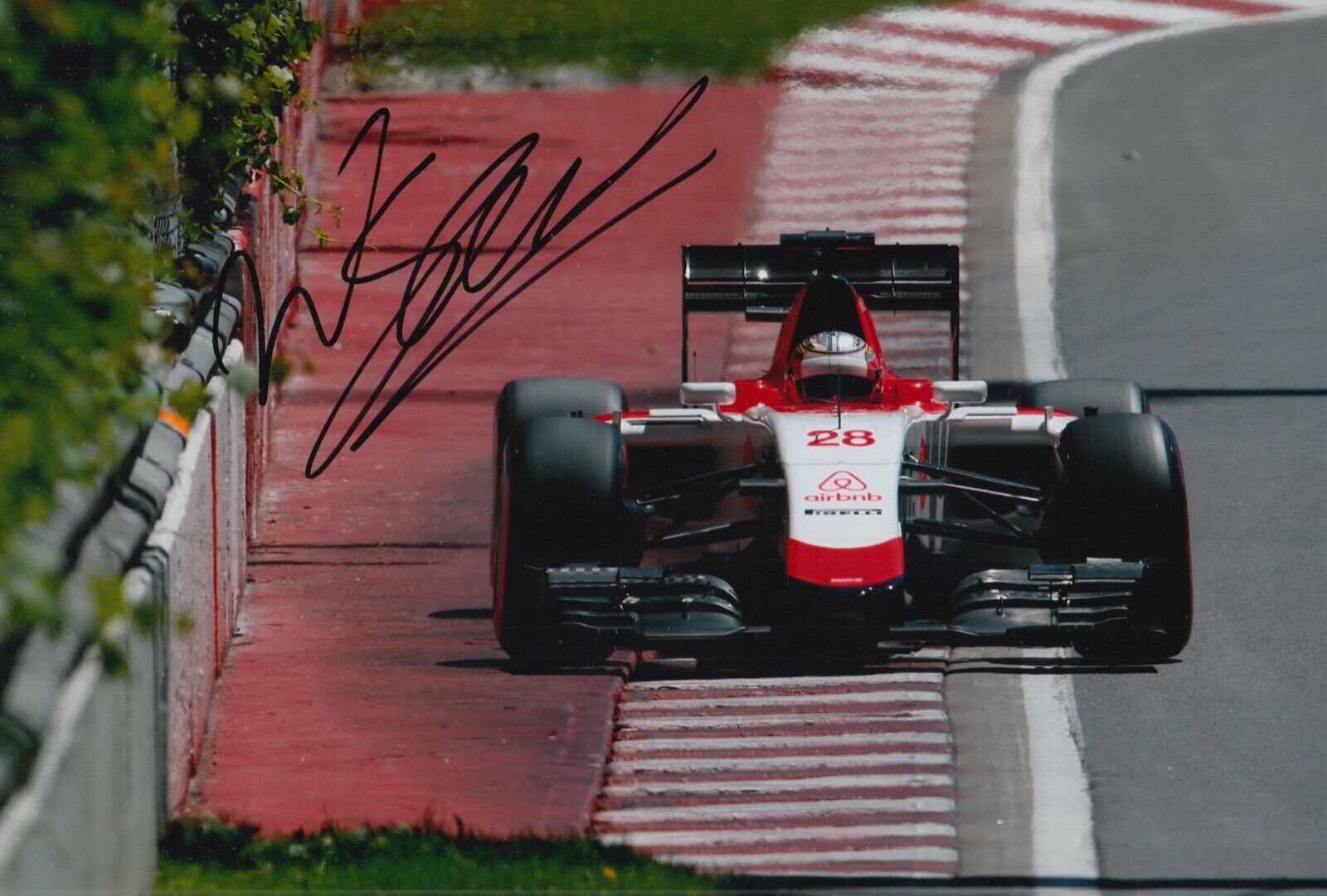 Will Stevens Hand Signed 12x8 Photo Poster painting F1 Autograph Manor Marussia 2