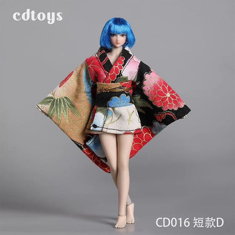 In-stock 1/12 CDTOYS CD016 Kimono For TBLeague 6 inch Figures (Short Ver.)