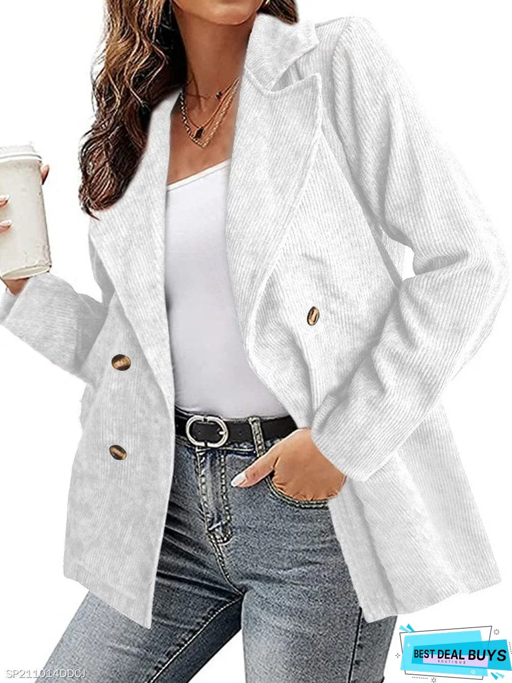 Hot Models Solid Color Jacket Blazers