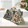 6PCS DIY Diamond Art Greeting Cards Christmas Girls Congratulations Cards & Gift