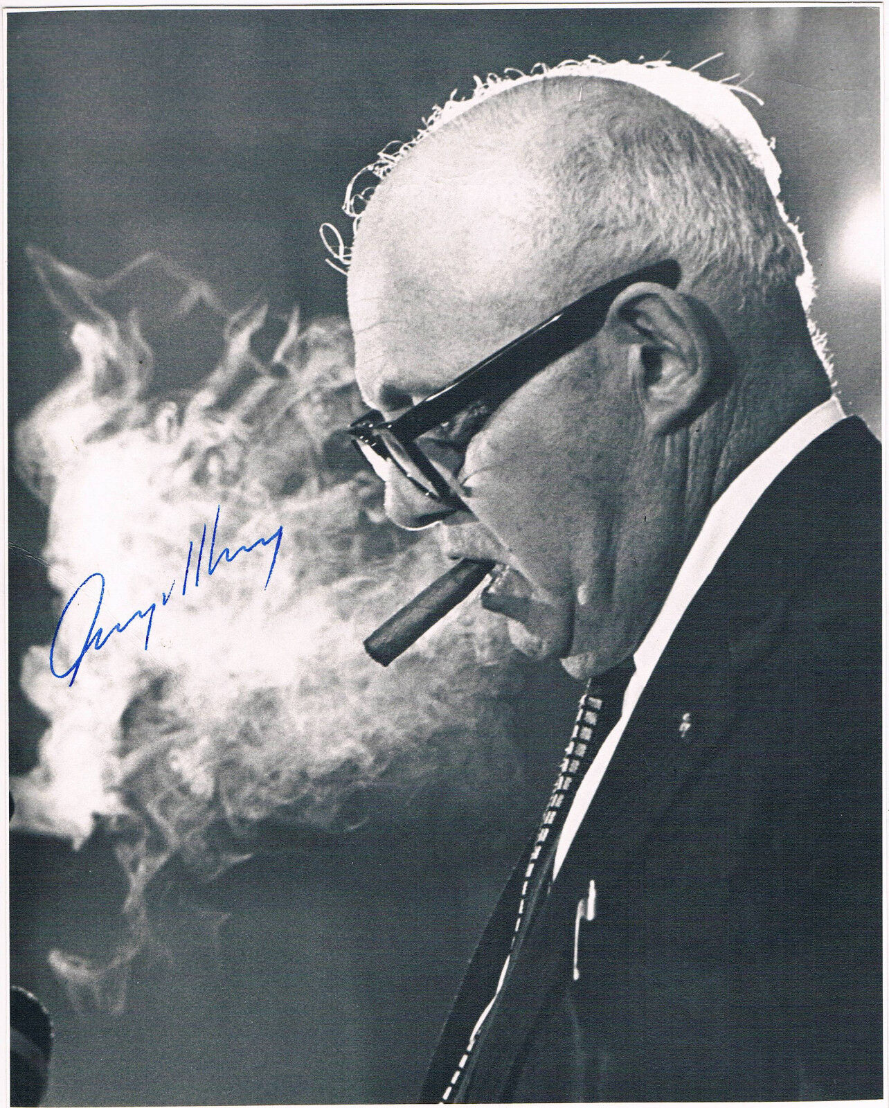 USA George Meany 1894-1980 genuine autograph signed 8x10