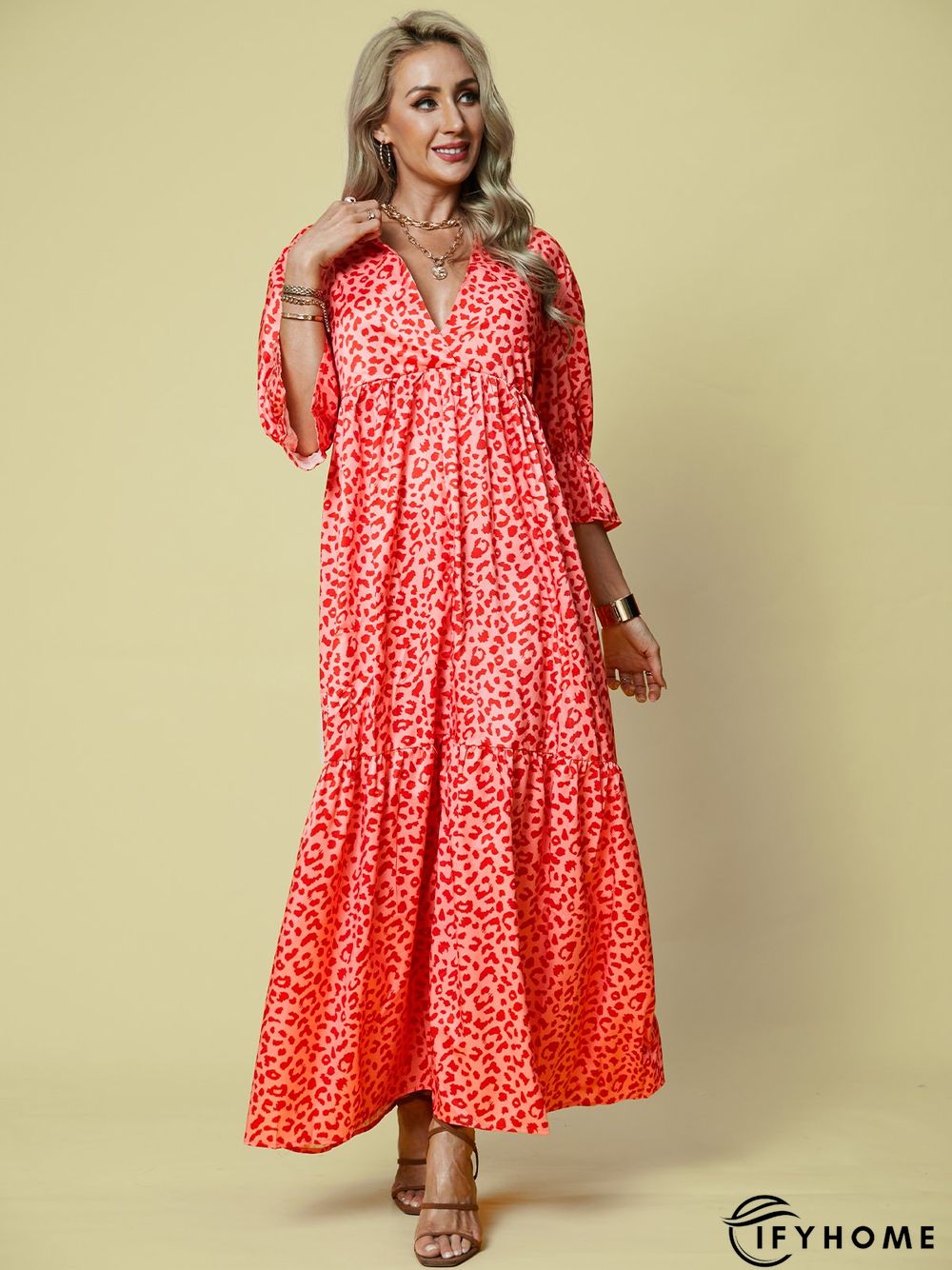 Boho Half Sleeve Weaving Dress | IFYHOME