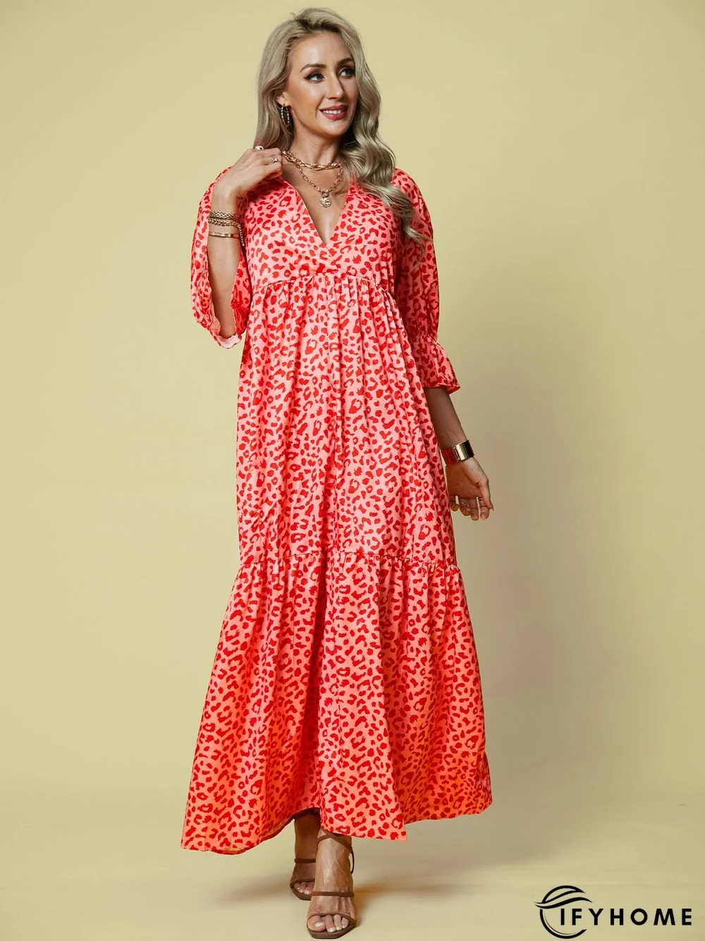 Boho Half Sleeve Weaving Dress | IFYHOME