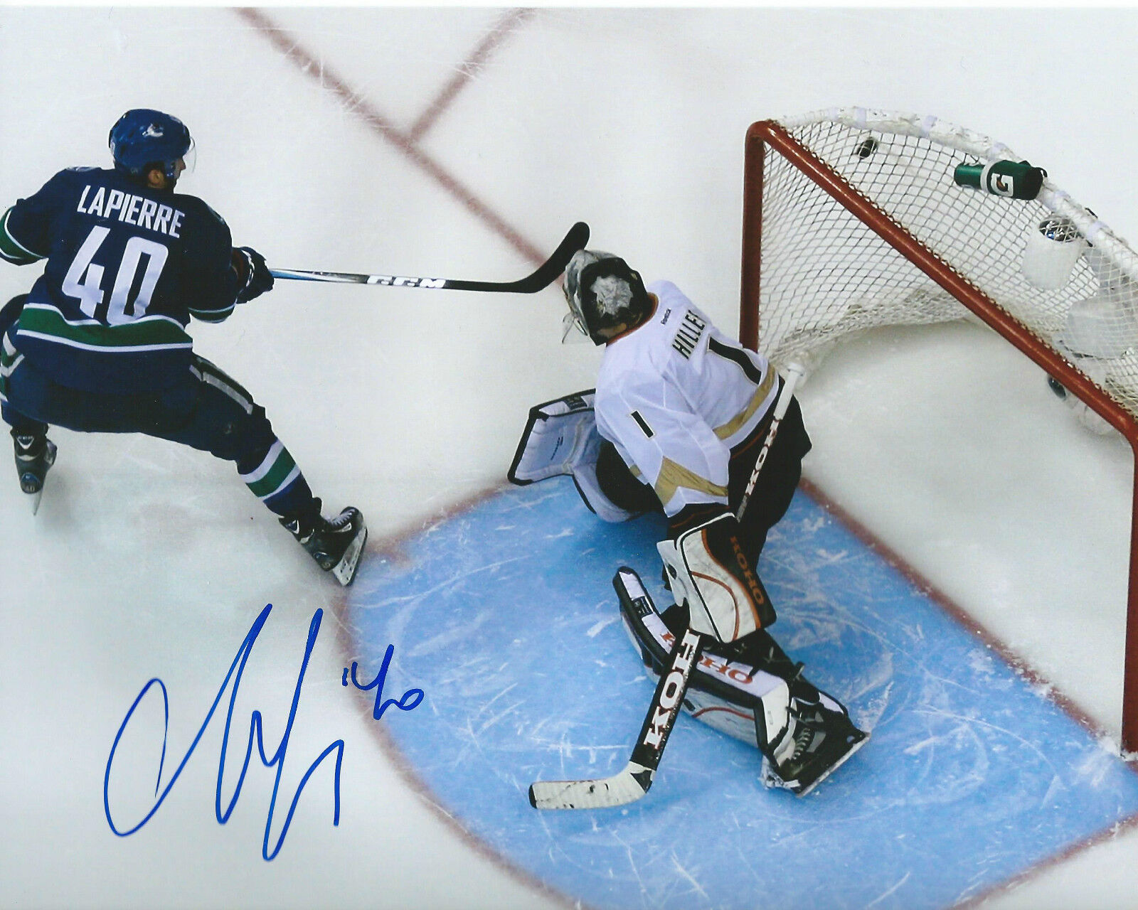 **GFA Vancouver Canucks *MAXIM LAPIERRE* Signed 8x10 Photo Poster painting COA**