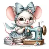 Sewing Mouse-11CT Stamped Cross Stitch 40*40cm/15.75*15.75in tapestrymarket