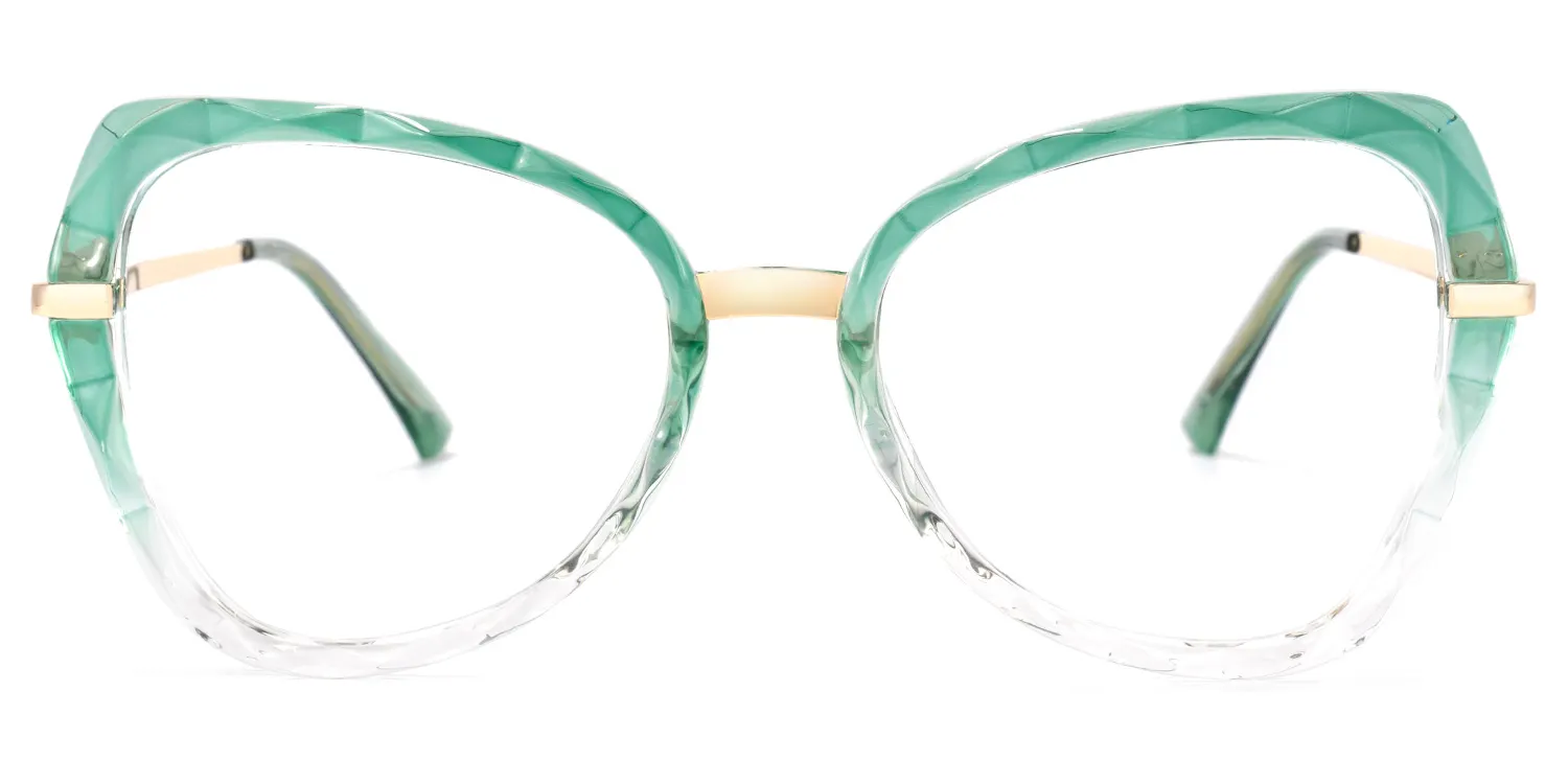 Mia GrÃ¼n Kristall Schmetterling Brille GrÃ¼n