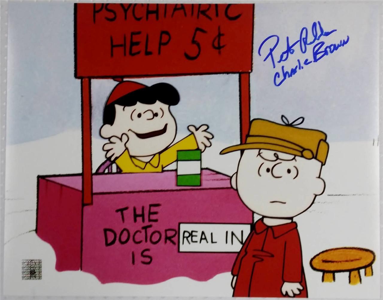Peter Robbins Voice Of Charlie Brown Signed 11x14 Photo Poster painting w/ Official Hologram (D)