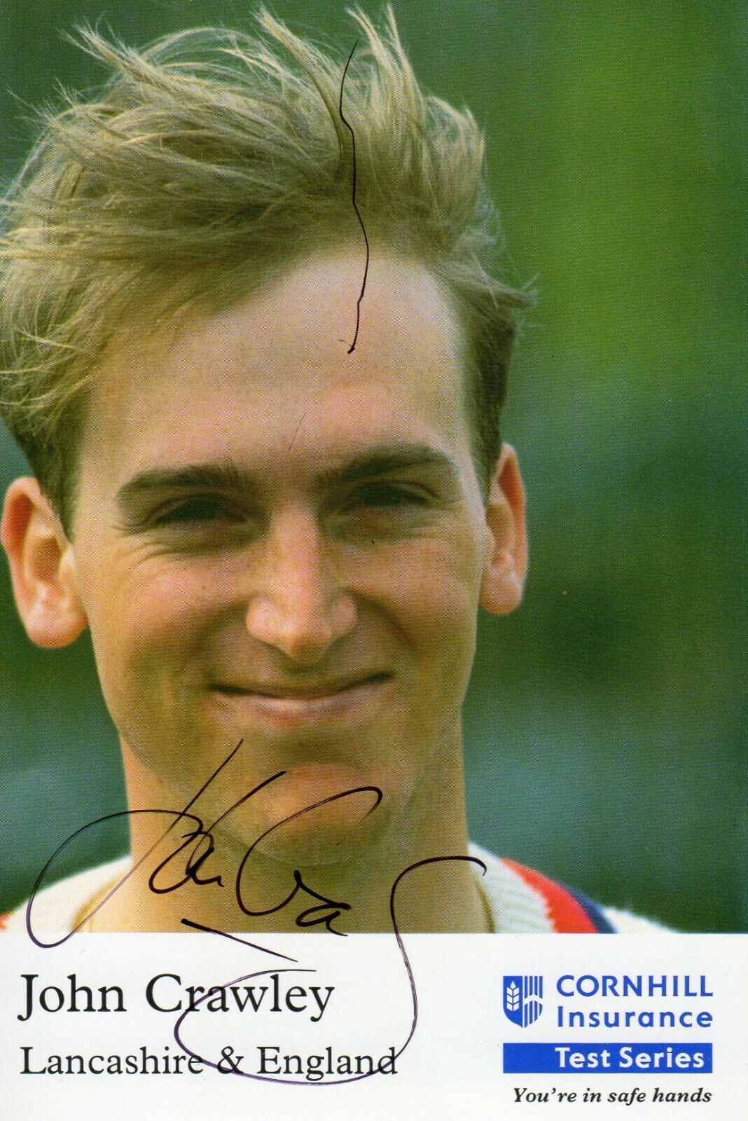 JOHN CRAWLEY AUTOGRAPH, CRICKET, SPORT