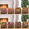 8PCS DIY Diamond Art Greeting Cards Xmas Congratulations Cards & Gifts (Heart)