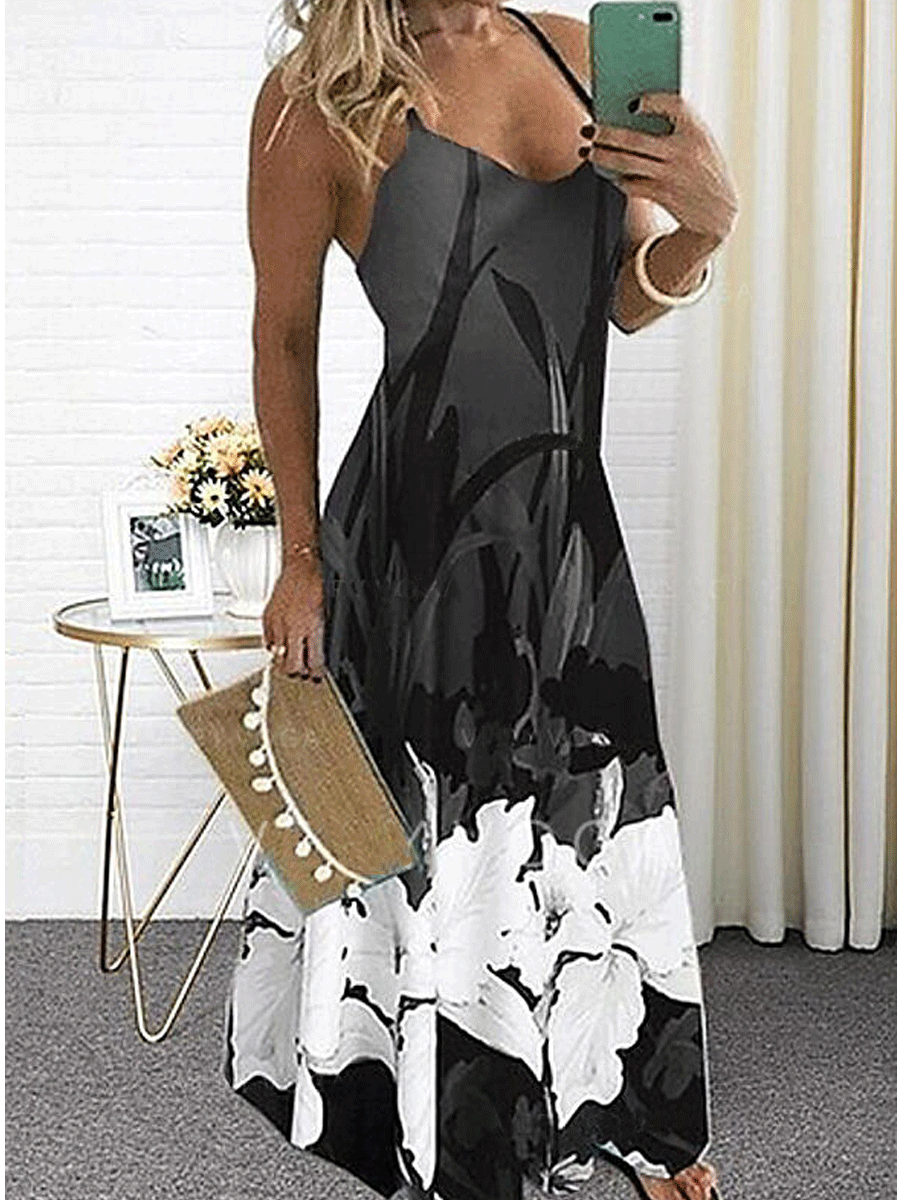 Print Camisole Dress