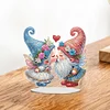 Acryl Valentinstag Zwerg - 5d DIY Handwerk Ornament