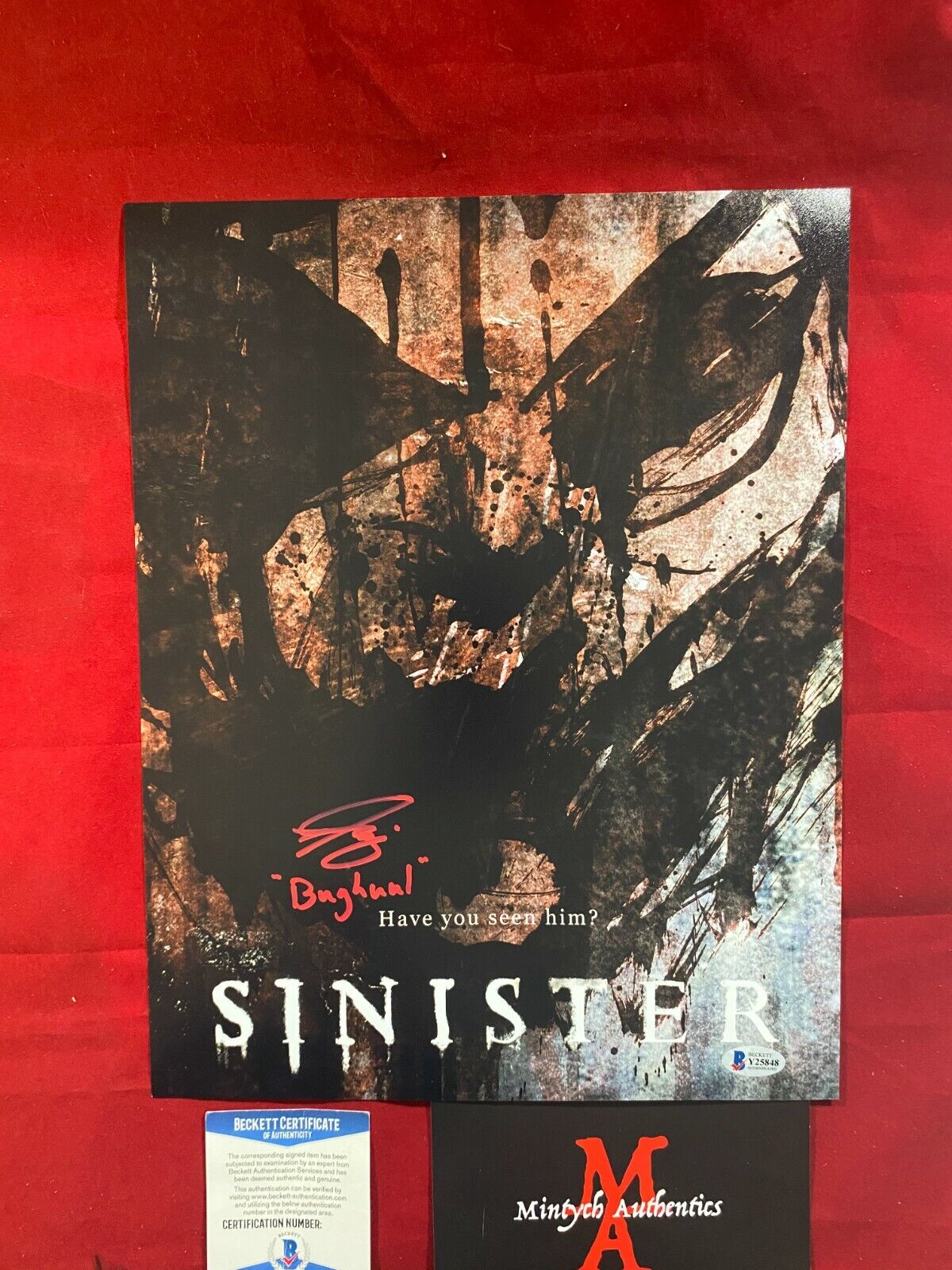 NICK KING BUGHUUL MR. BOOGIE SINISTER AUTOGRAPHED SIGNED 11x14 Photo Poster painting BECKETT COA