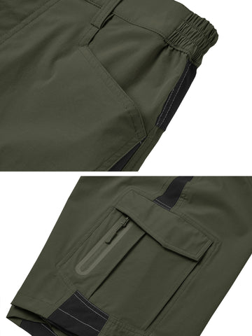 Men's Quick Dry Hiking Shorts with 7 Pockets Athletic Workout Shorts