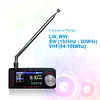 SI4732 Mini Pocket Radio 1.9inch IPS Screen HF SW MW VHF Radio LSB USB AM FM