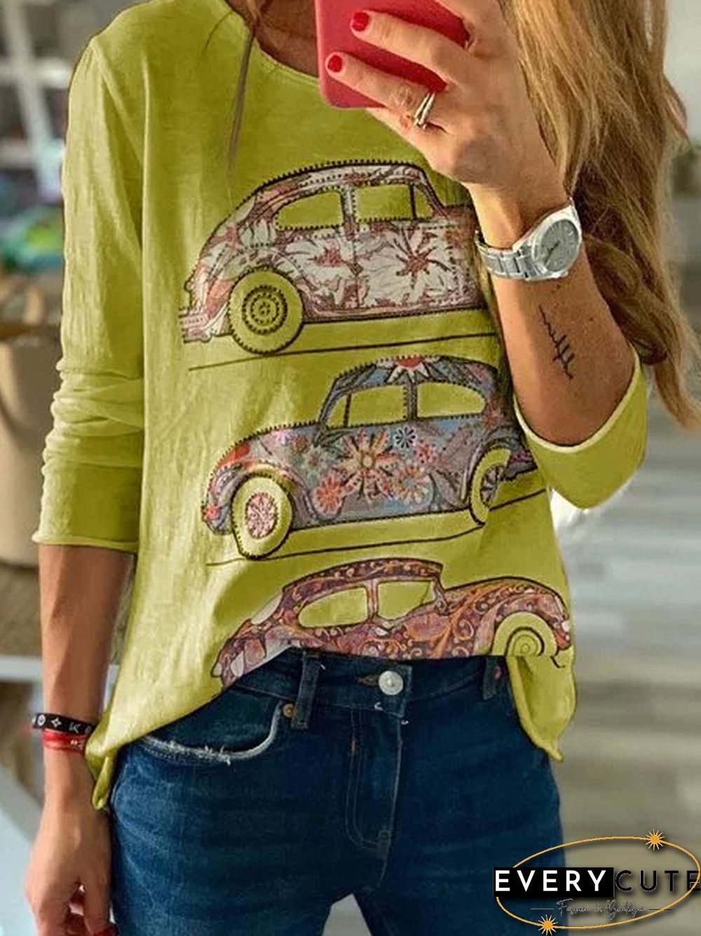 Casual Long Sleeve T-shirt