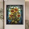 （Big Size)Sunflower Glass Painting-Paint by Numbers Acrylic Painting 50*60CM
