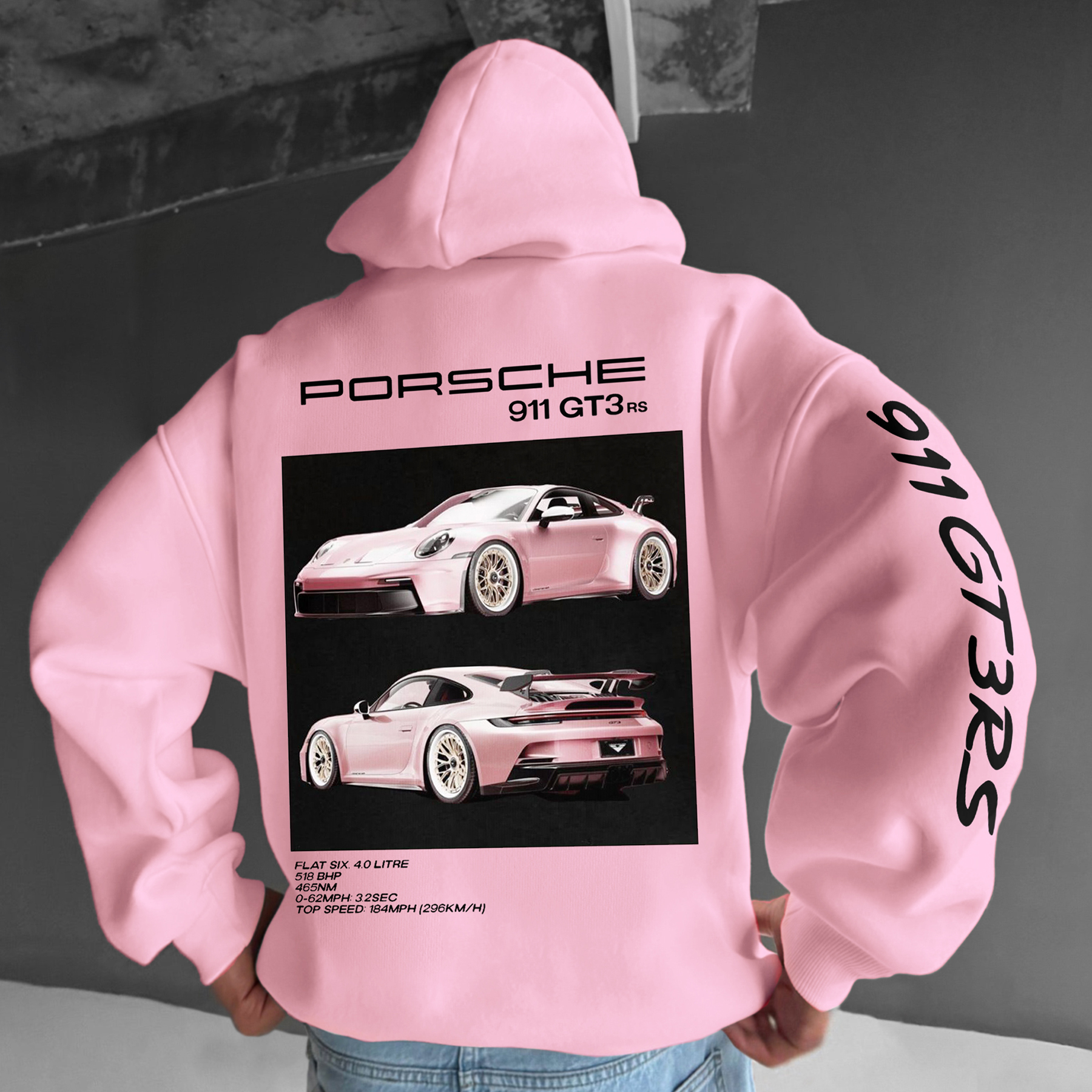 Oversize Porsche 911 GT3RS Hoodie