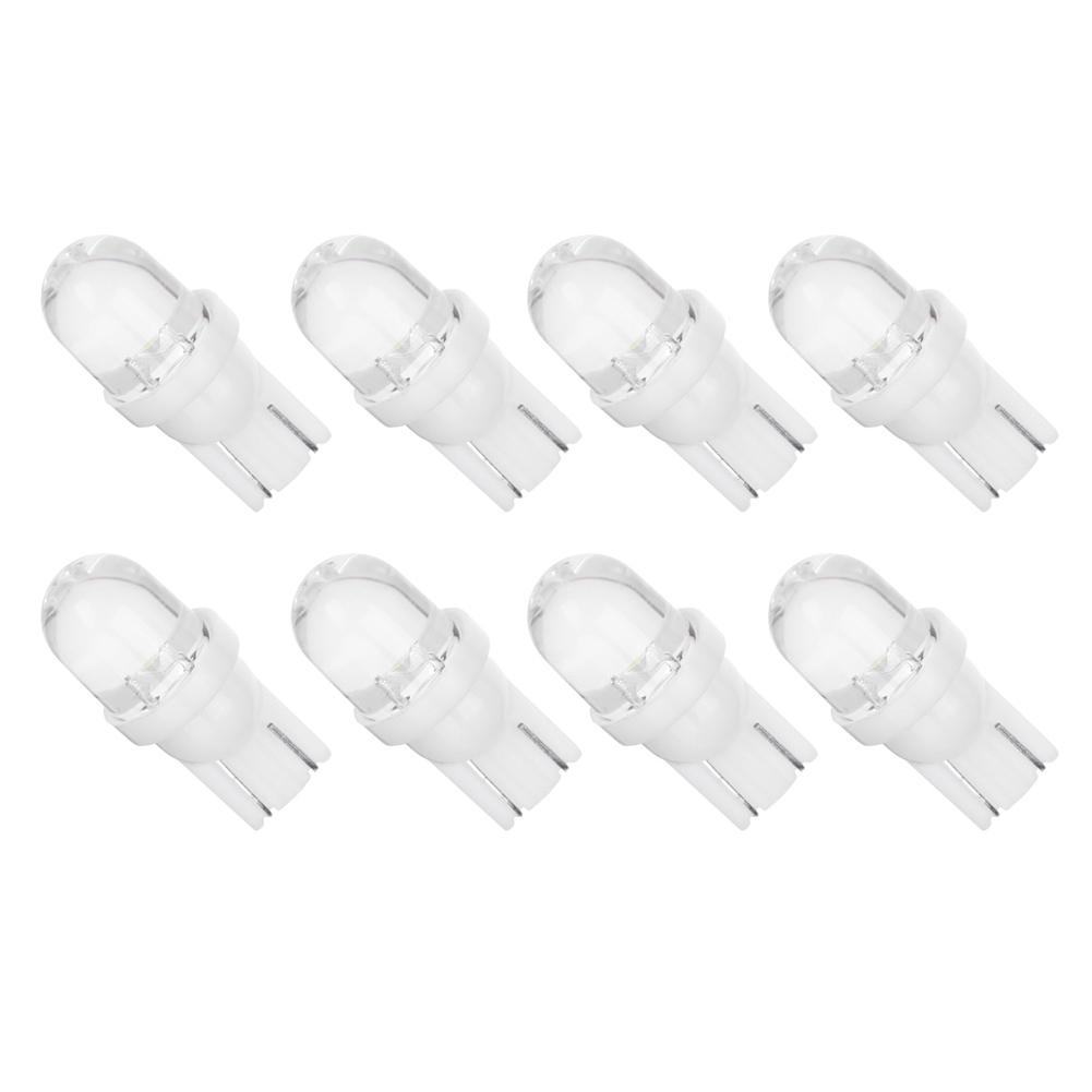 

8Pcs 12V 5W T10 W5W White Led Side Car Wedge Reading Light Width Lamp Bulbs, 501 Original