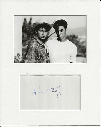 Andrew Ridgeley wham genuine authentic autograph signature and Photo Poster painting AFTAL COA