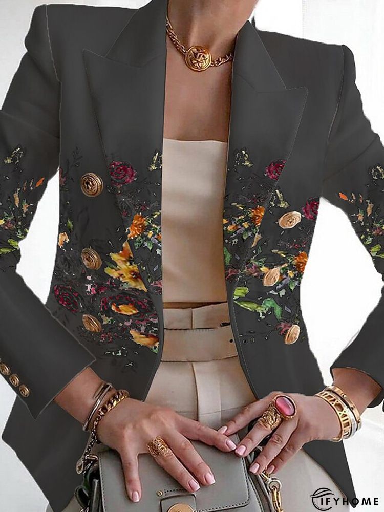 Loose Casual Stand Collar Jacket | IFYHOME