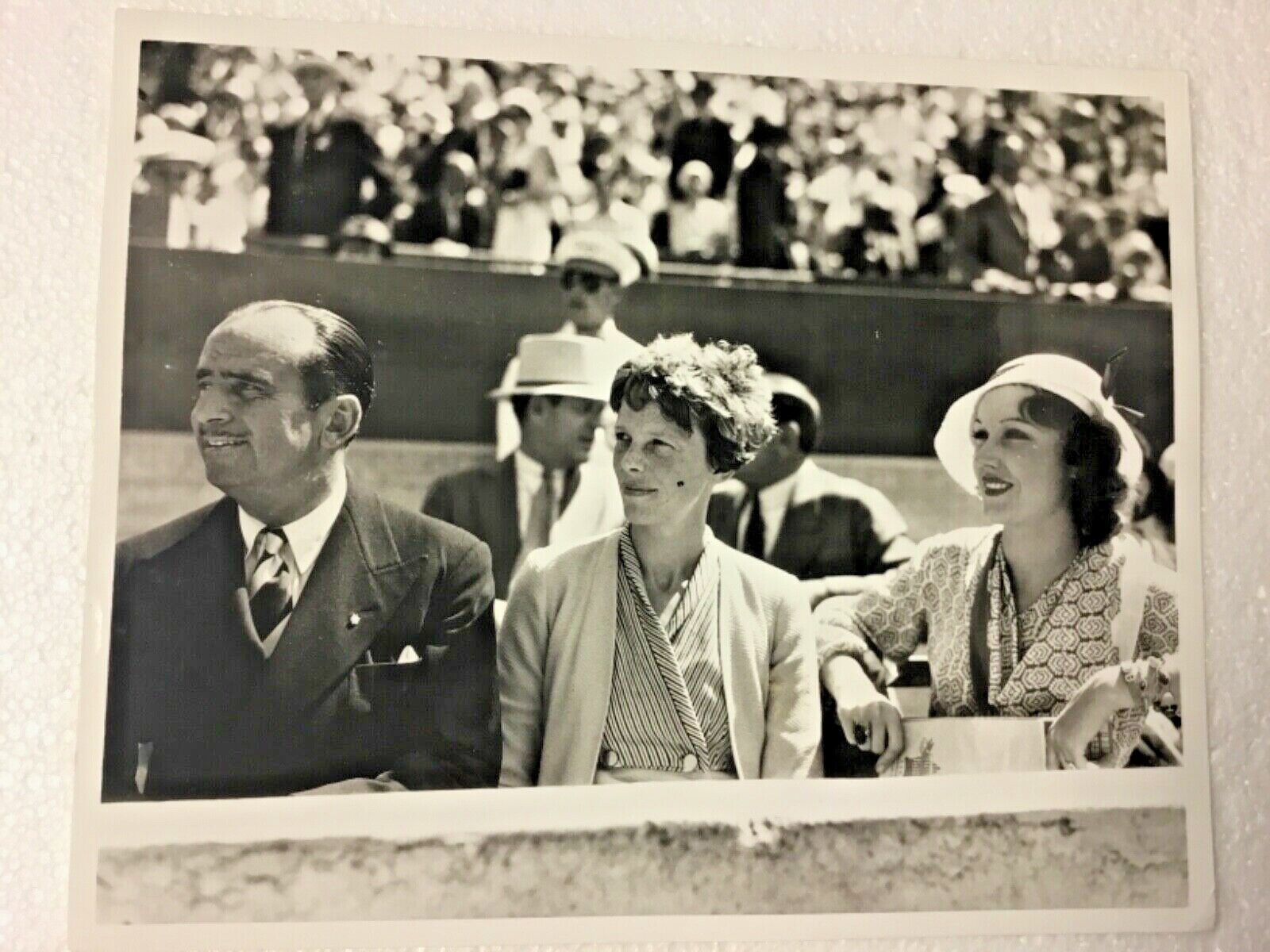 RARE Amelia EARHARDT AND Fay WRAY at opening of 10th OLYMPIAD, L.A. 8/1/32 Pc351