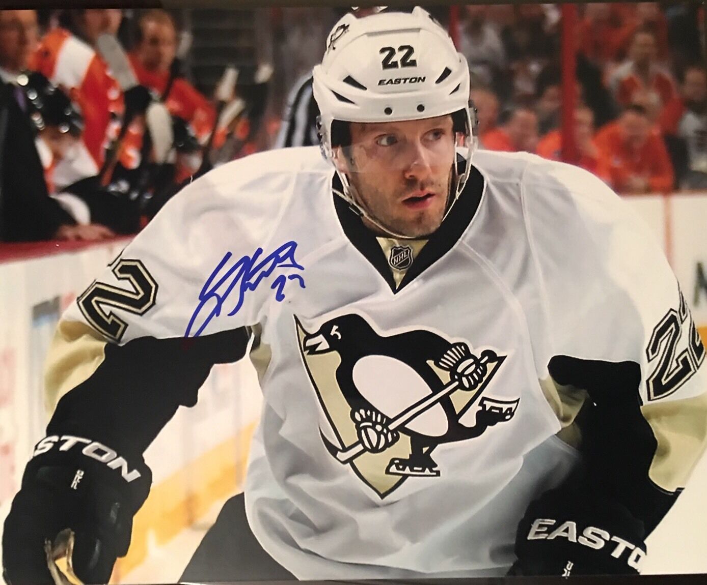 Lee Stempniak AUTOGRAPH Photo Poster painting Pittsburgh Penguins Signed GLOSSY 8x10 Hurricanes