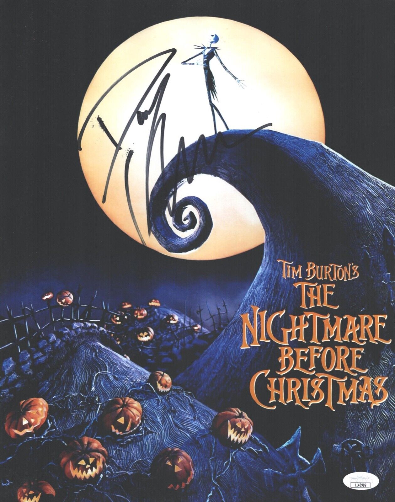 DANNY ELFMAN Signed 11x14 NIGHTMARE BEFORE CHRISTMAS Photo Poster painting Autograph JSA COA