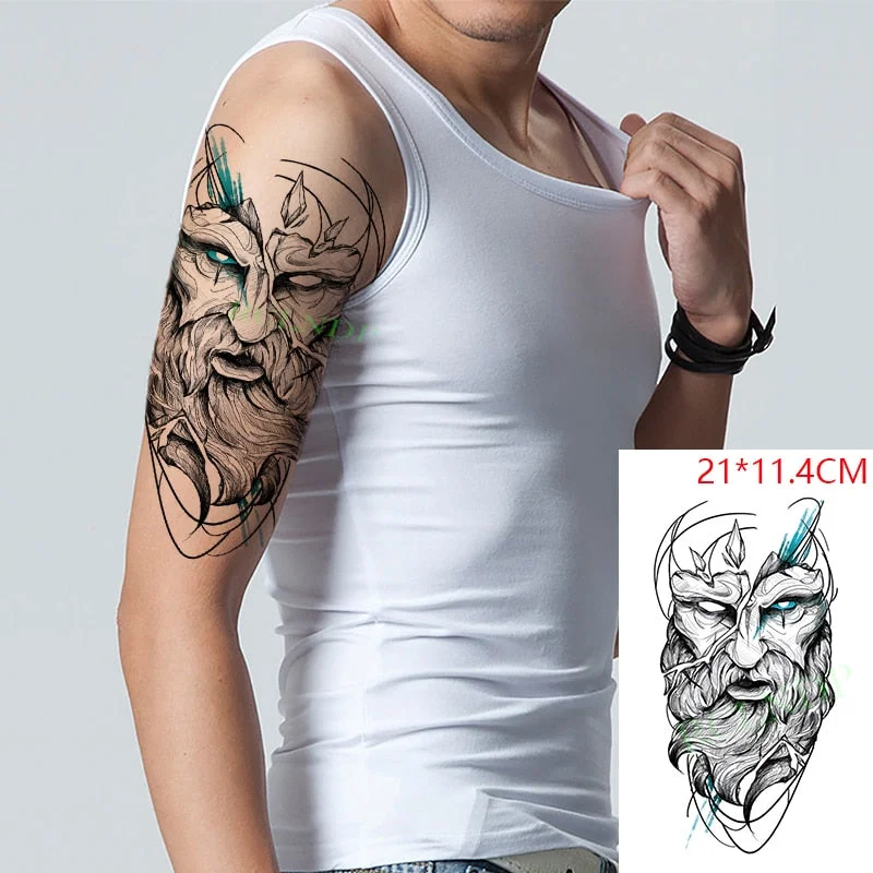 Waterproof Temporary Tattoo Sticker Cool Snake Animal Fake Tatto Flash Arm Leg Tatoo Body Art for Boy Women Men