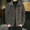 Men's Winter Plush Jacket (Double-sided wear)