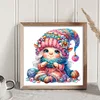 Gnome Knitting A Sweater-11CT Stamped Cross Stitch 45*45cm/17.72*17.72in