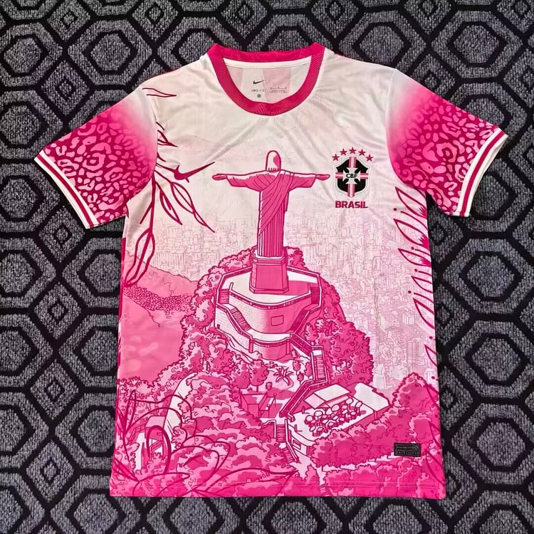 2025-26 Brazil Special Edition Rose Red Jersey - Fan Edition