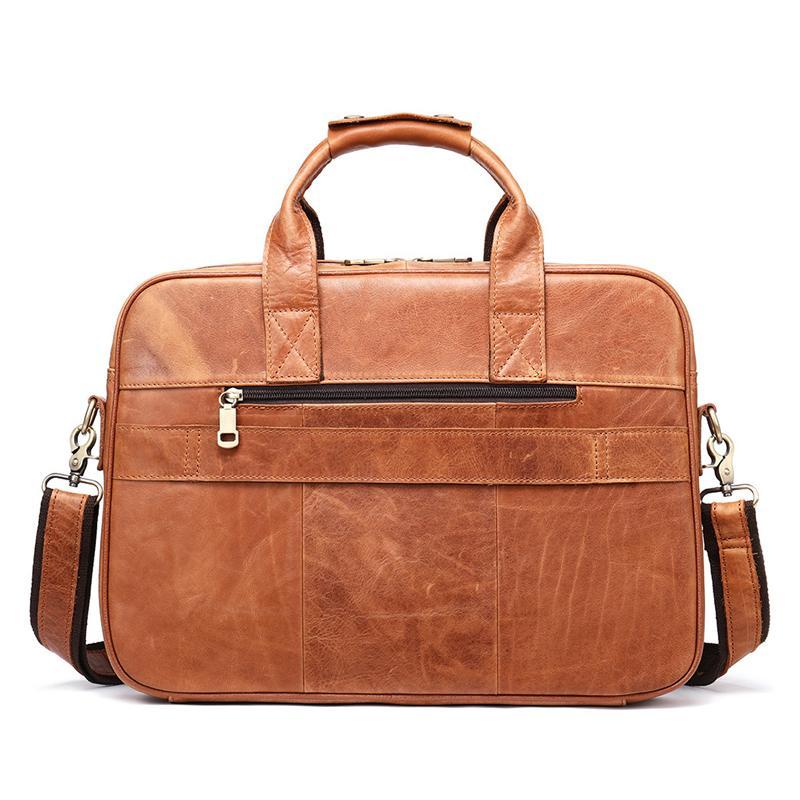 Practical Business Large Capacity Handbags Vintage 15.6 Inch Case