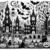 Halloween Hut - 11CT Stamped Cross Stitch - 50*50cm - Halloween