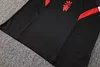 Joyfball 2024/2025 Manchester United Half-Pull Training Suit Black Football Shirt 1:1 Thai Quality