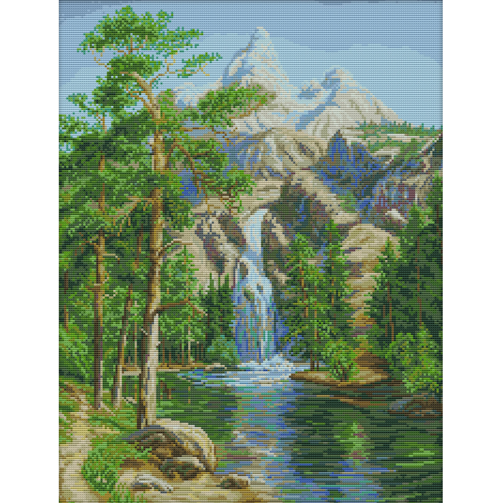 

Landscape - 11CT Stamped Cross Stitch - 53*66CM, 501 Original