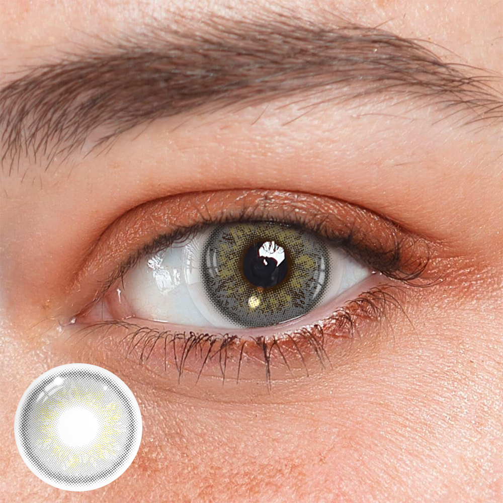 Russia Light Brown Prescription Coloured Contact Lenses