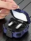 Earphone Case for Samsung Galaxy Buds 4 Pro/Buds 4 Safety Lock Shockproof Full Cover with Carabiner Headphone Accessories