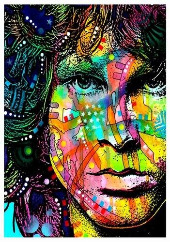 JIM MORRISON - THE DOORS - ART - Photo Poster painting QUALITY INSERT -  POST!