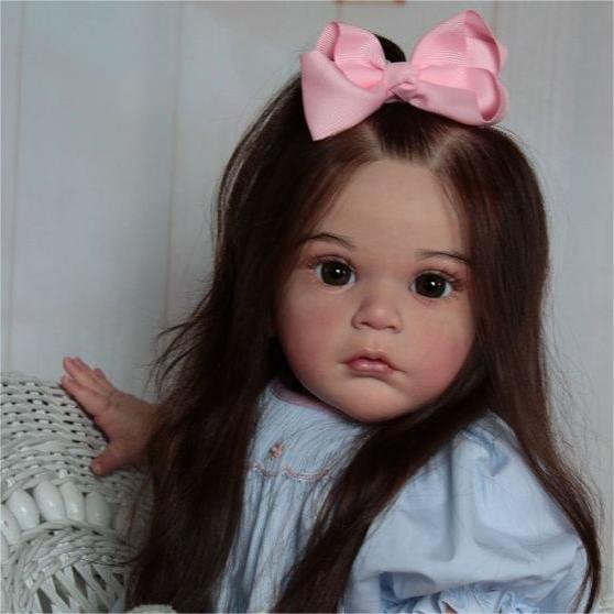 Handmade Baby Doll Girl Camille 20'' Realistic Soft Reborn Awake Baby Doll,Gift for Kids Minibabydolls® Minibabydolls®