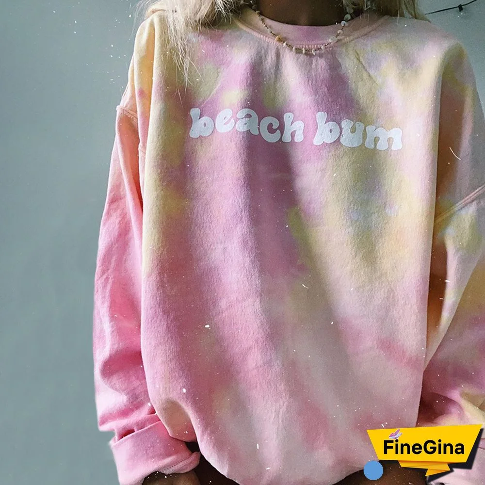 Vintage Letter-Printed Long-Sleeve Sweatshirt