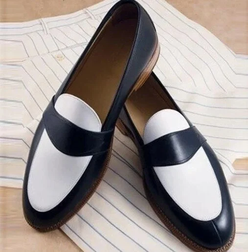 Men Pu Leather Shoes Slip on Casual Shoes Dress Shoes Brogue Shoes Spring Ankle Boots Vintage Classic Male Casual F109