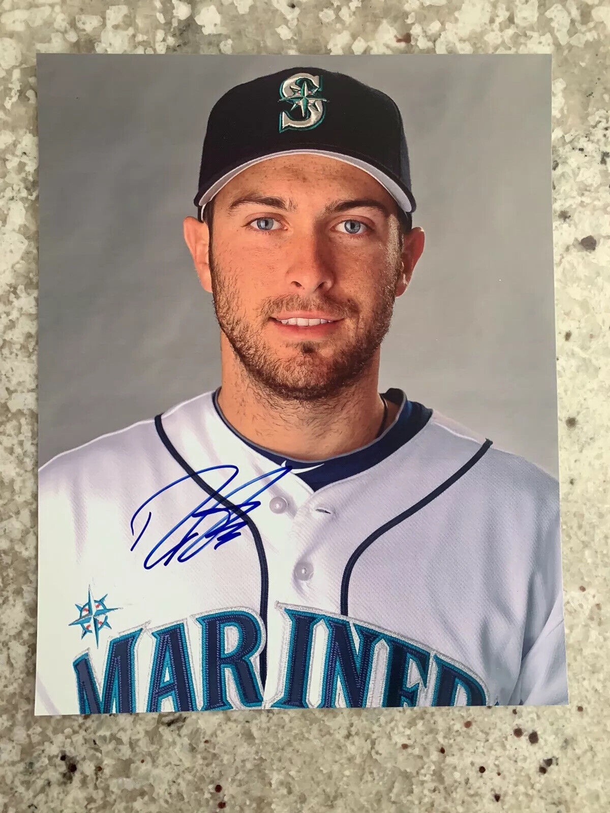 Dustin Ackley Signed Seattle Mariners 8x10 Photo Poster painting