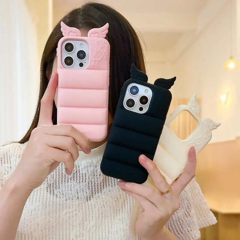 Urban エンジェルウィング iPhone 16ケース　iPhoneケース エンジェルウィング・パフィーケースiPhone17ProMax 携帯ケース 新型