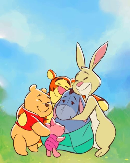 

Winnie The Pooh Disney – Paint By Numbers - 40*50CM, 501 Original