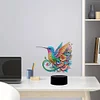 (US Local)DIY Diamond Hummingbird Art Painting Lamp with Tools for Bedroom Decor Gifts