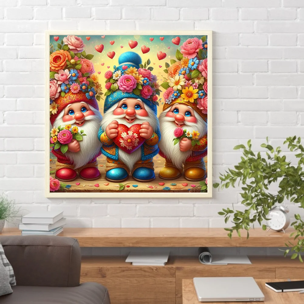 Diamond Painting - Full Round Drill - Gnome(Canvas|30*30cm)